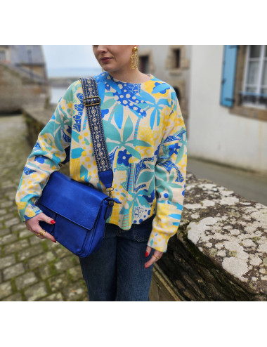 Pull col rond Jungle...